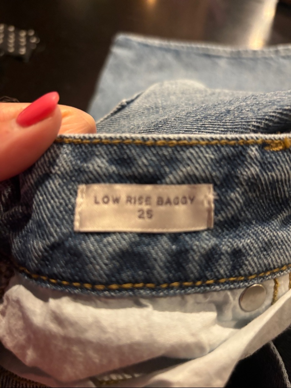 Pacsun  Light Blue High-Waisted Denim Jeans - Picture 4 of 9
